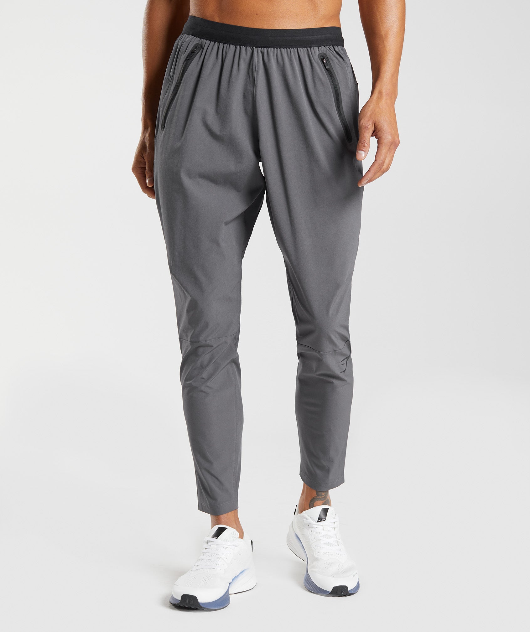 Pantalones Jogger Gymshark Híbrido Woven Hombre Gris | 5246710-OP