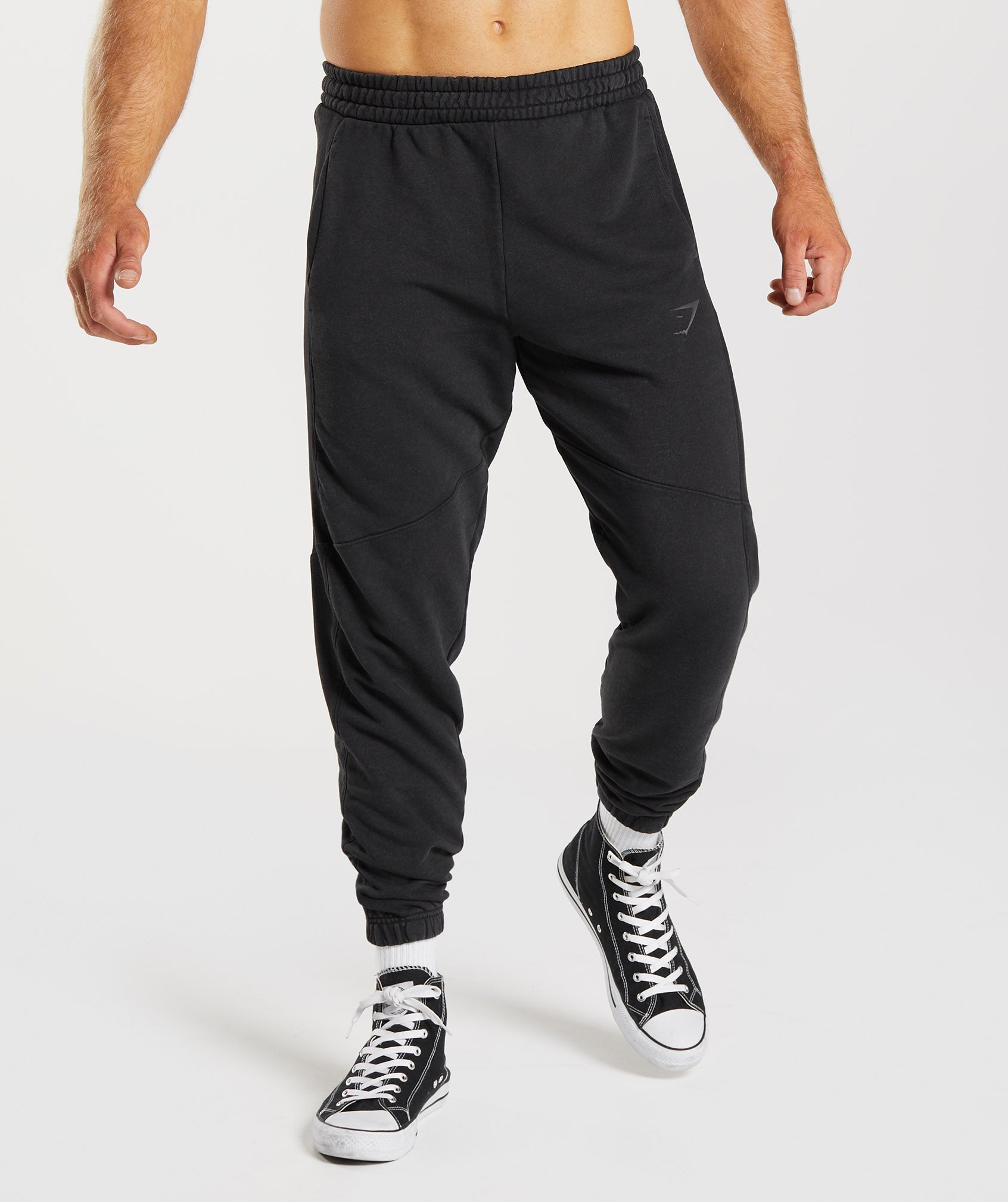 Pantalones Jogger Gymshark Power Washed Hombre Negras | 0926437-WY