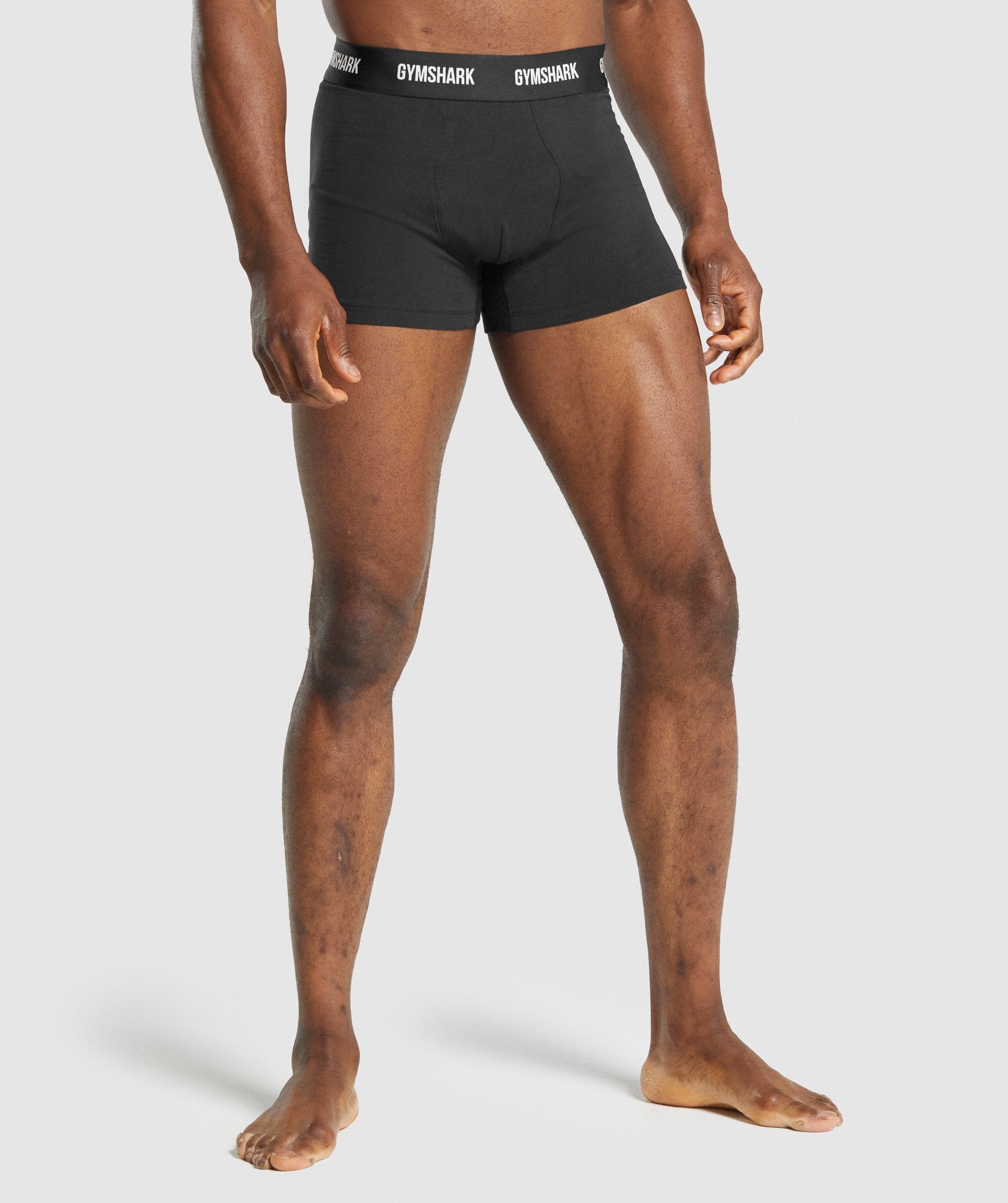 Ropa Interior Gymshark Boxers 2pk Hombre Negras | 5760398-DJ