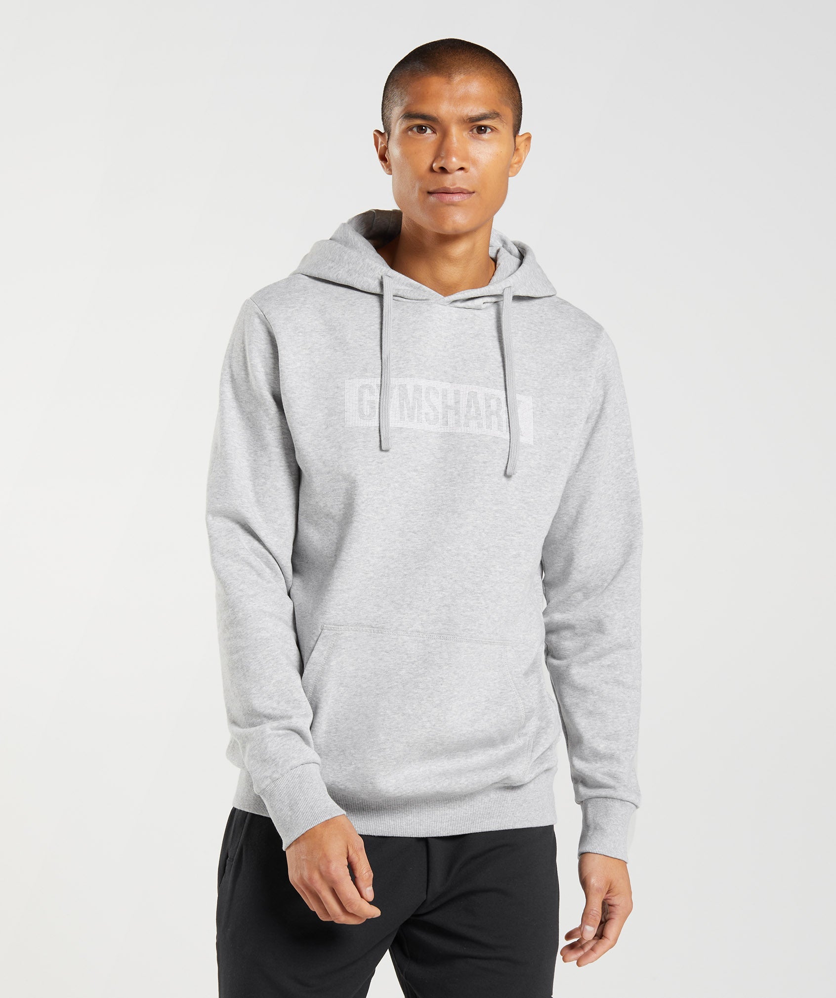 Sudadera Con Capucha Gymshark Block Hombre Gris Claro | 2139064-JC