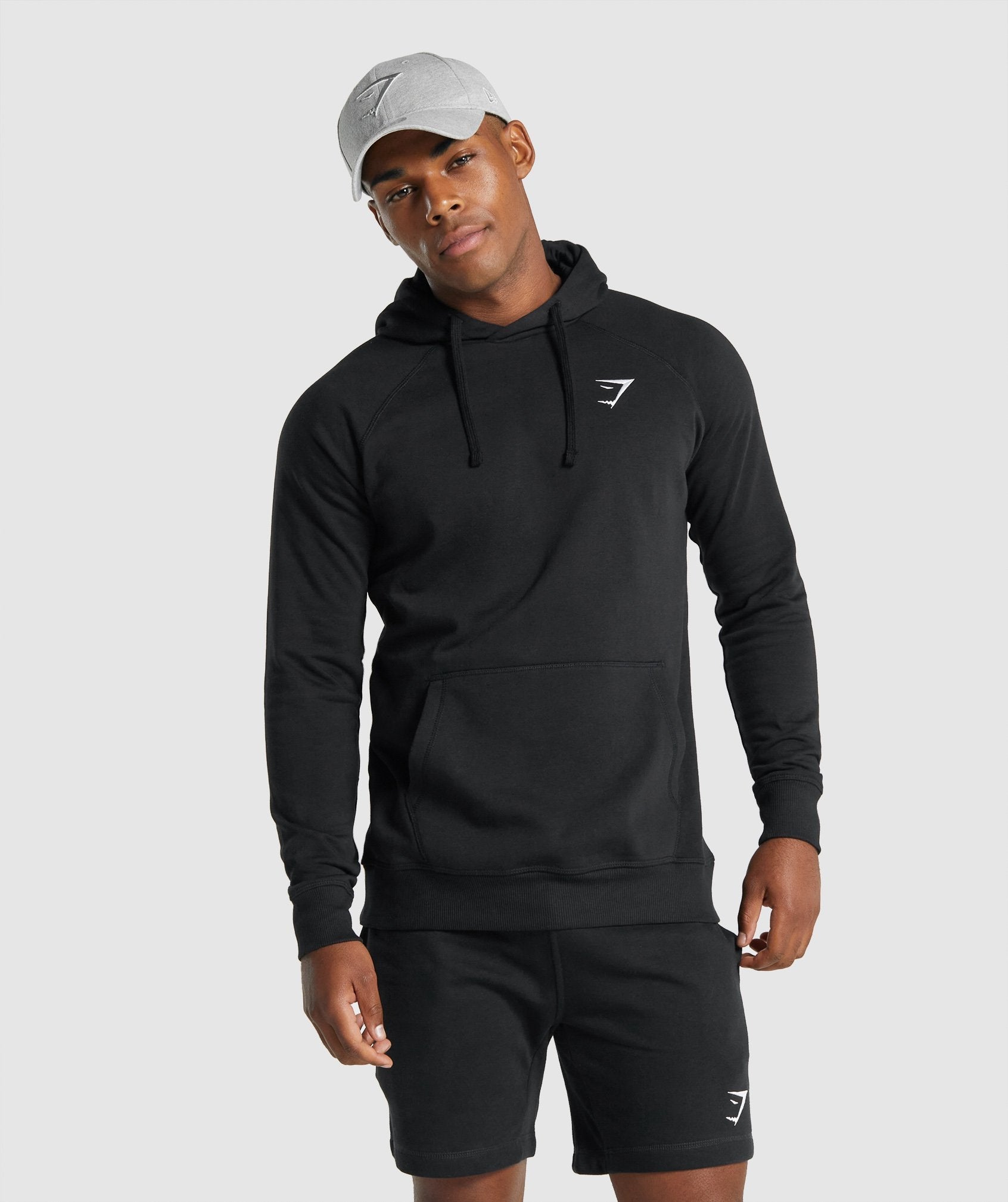 Sudadera Con Capucha Gymshark Crest Hombre Negras | 4071639-IX