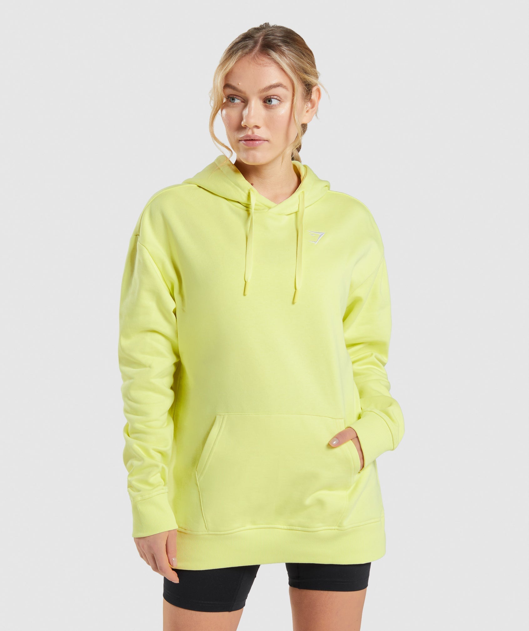 Sudadera Con Capucha Gymshark Entrenamiento Oversized Mujer Verde | 5683492-SV