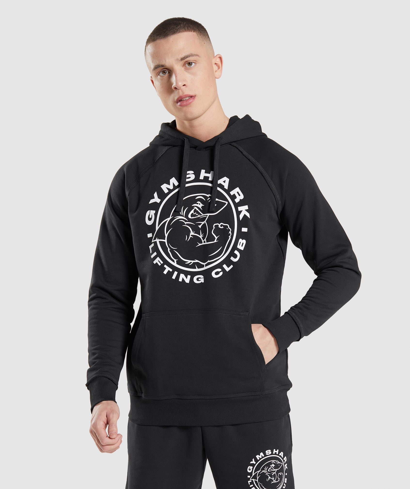 Sudadera Con Capucha Gymshark Legacy Hombre Negras | 4360129-FG