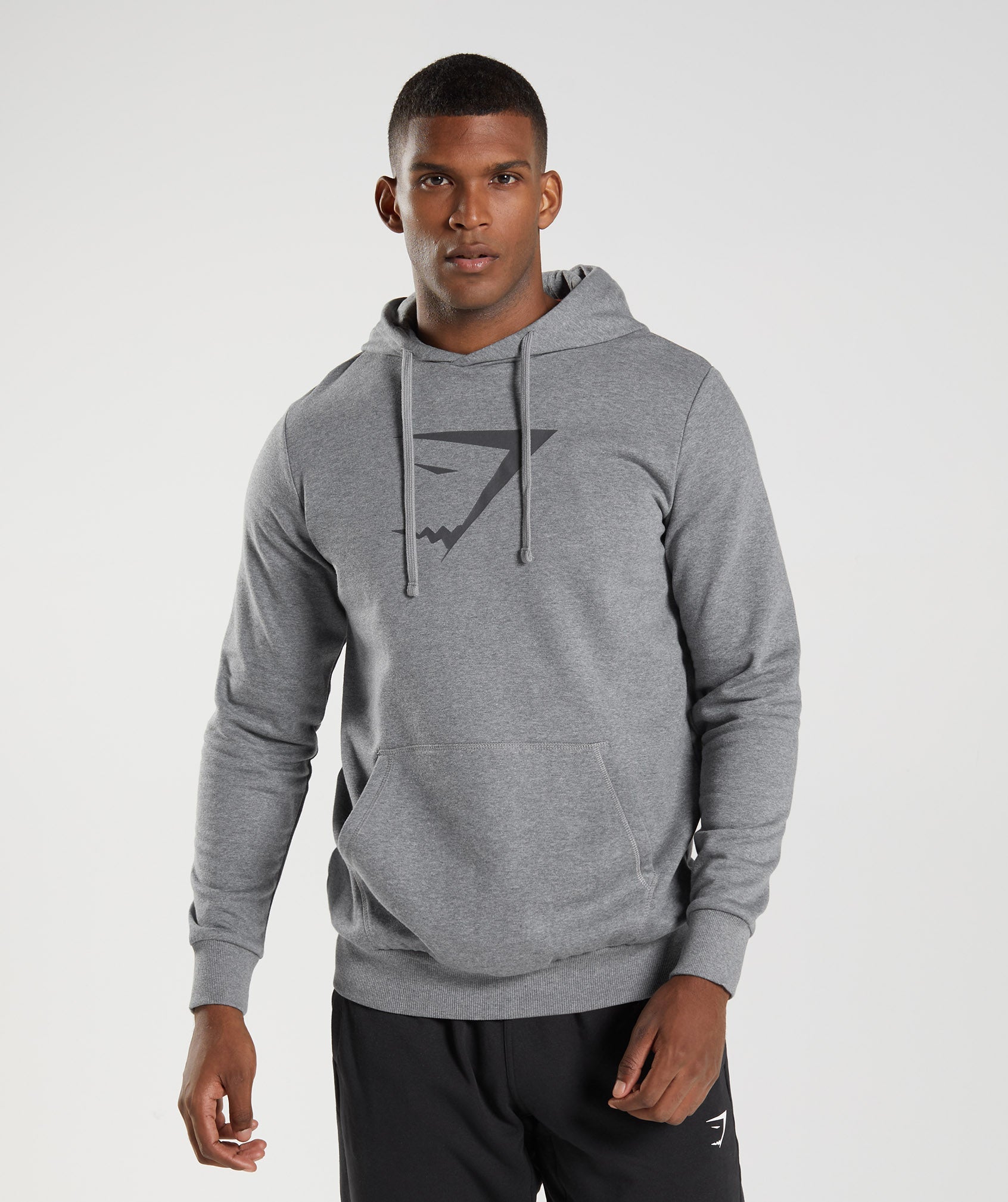 Sudadera Con Capucha Gymshark Sharkhead Infill Hombre Gris | 5690273-VF