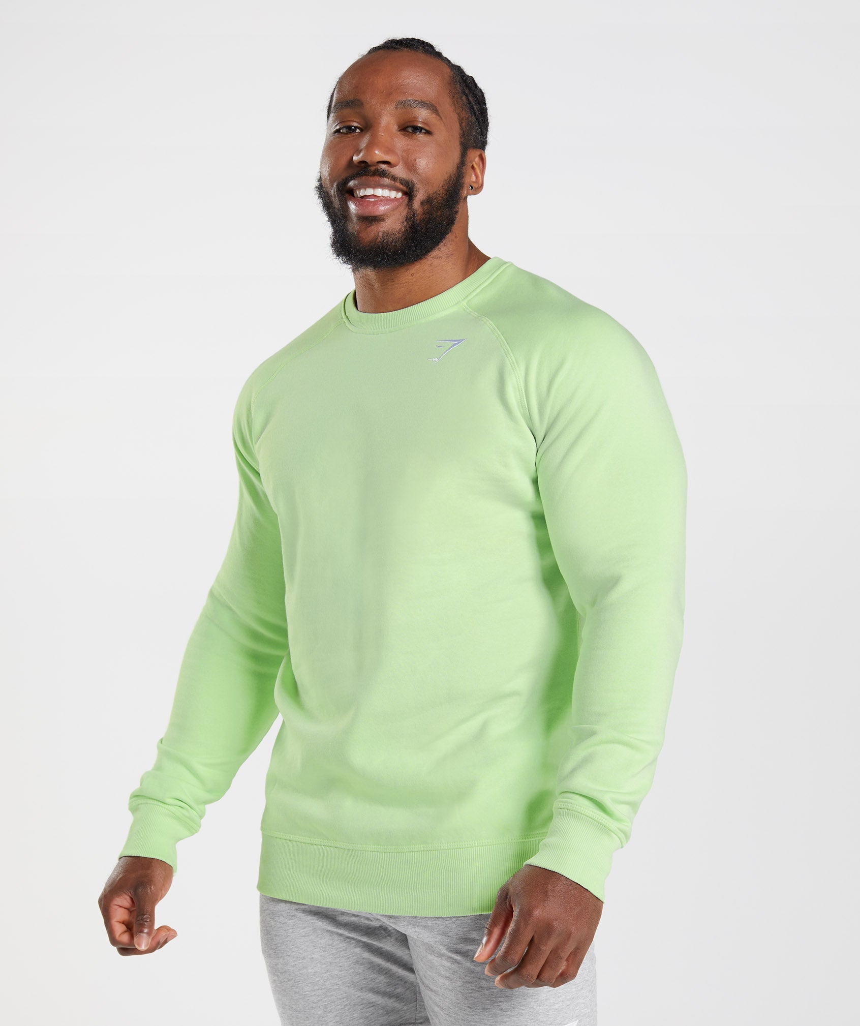 Sudaderas Gymshark Crest Hombre Verde | 4082756-KT