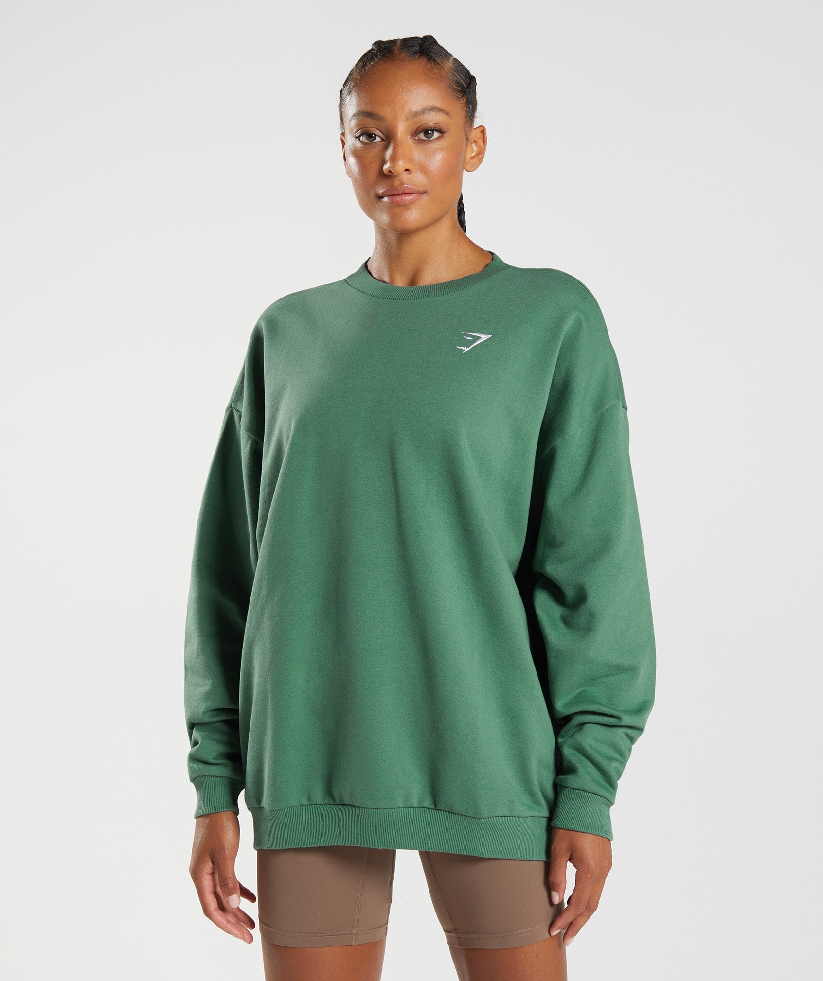 Sudaderas Gymshark Entrenamiento Oversized Mujer Verde | 5613740-AI