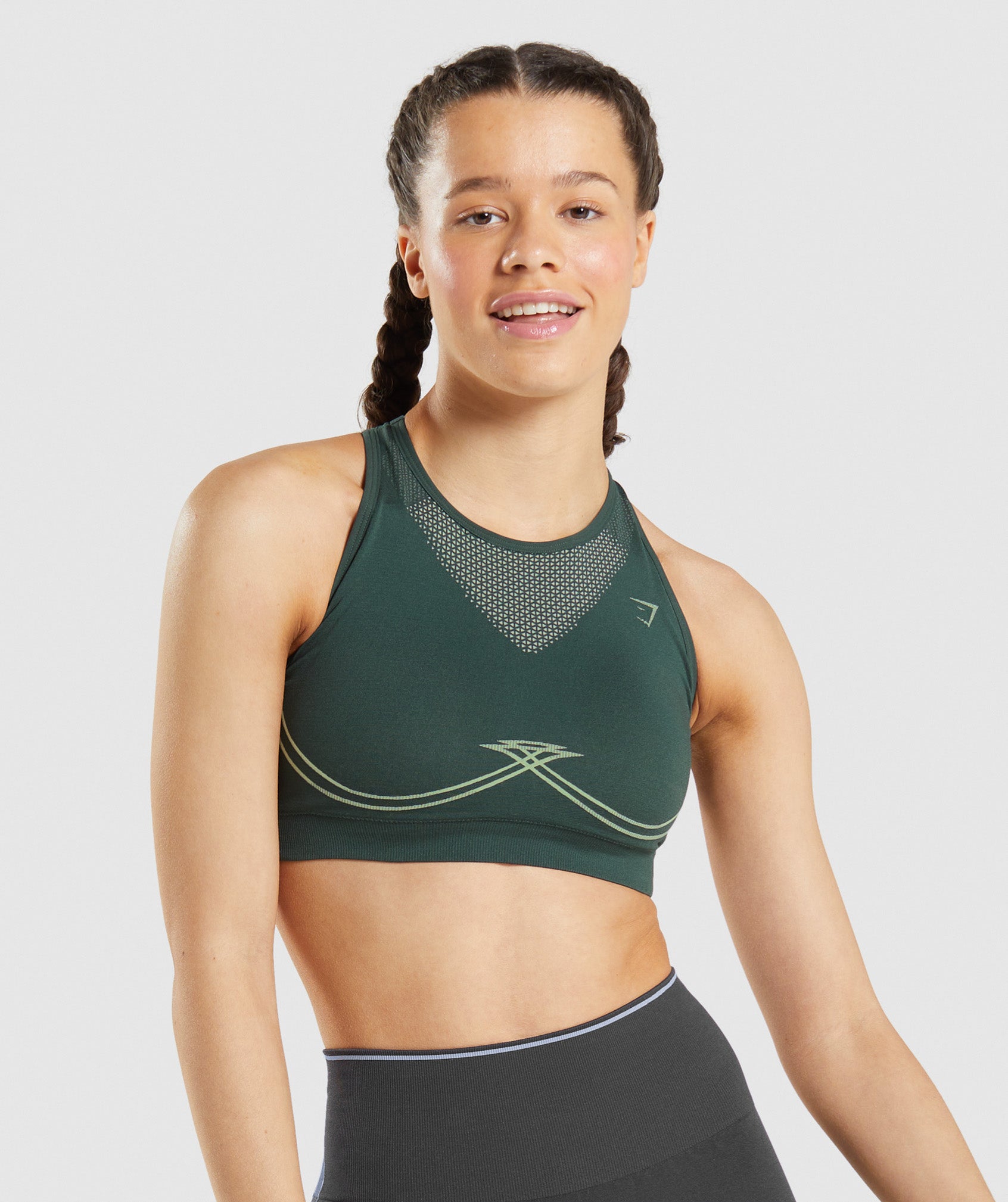 Sujetadores Deportivos Gymshark Apex Seamless Mujer Verde | 2496358-OL