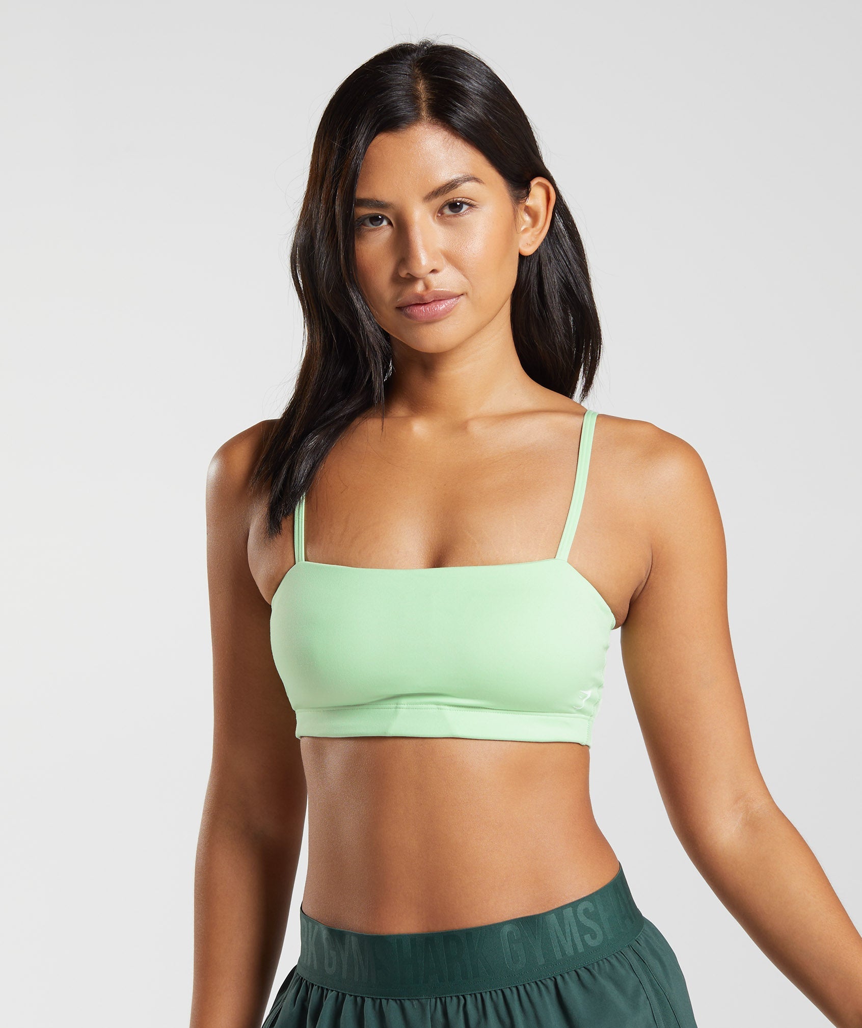 Sujetadores Deportivos Gymshark Bandeau Mujer Verde | 6514708-BR