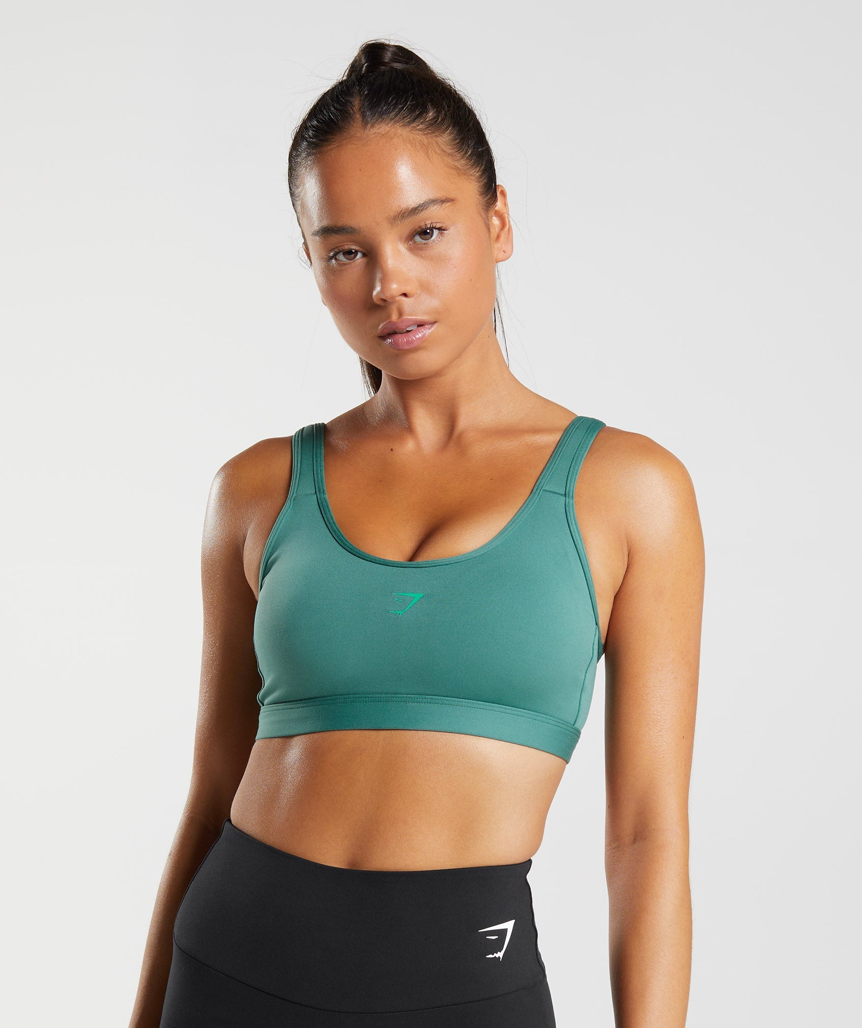 Sujetadores Deportivos Gymshark Fraction Mujer Verde | 1930275-AS