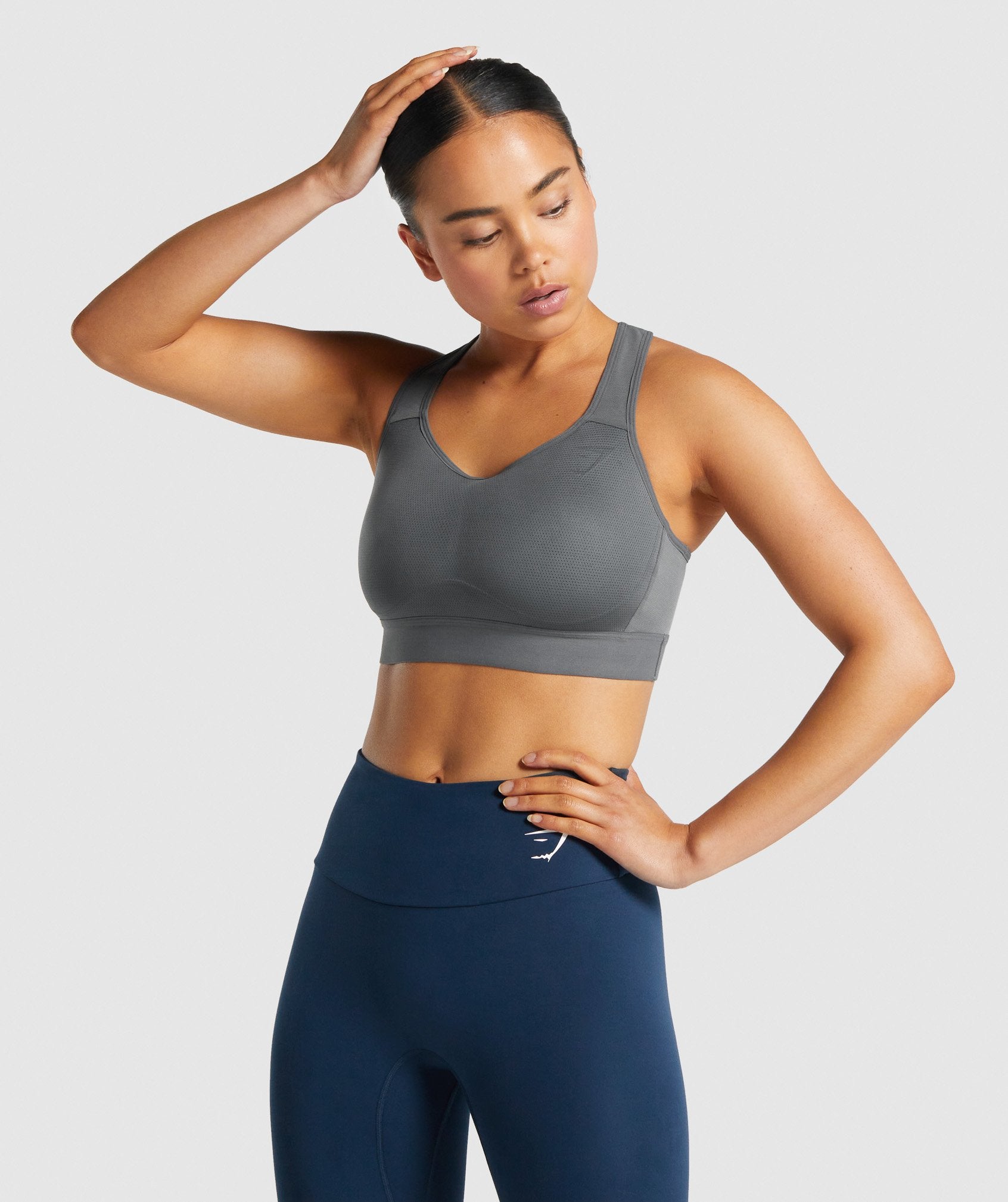 Sujetadores Deportivos Gymshark Ligeros High Support Mujer Gris | 0314976-HZ