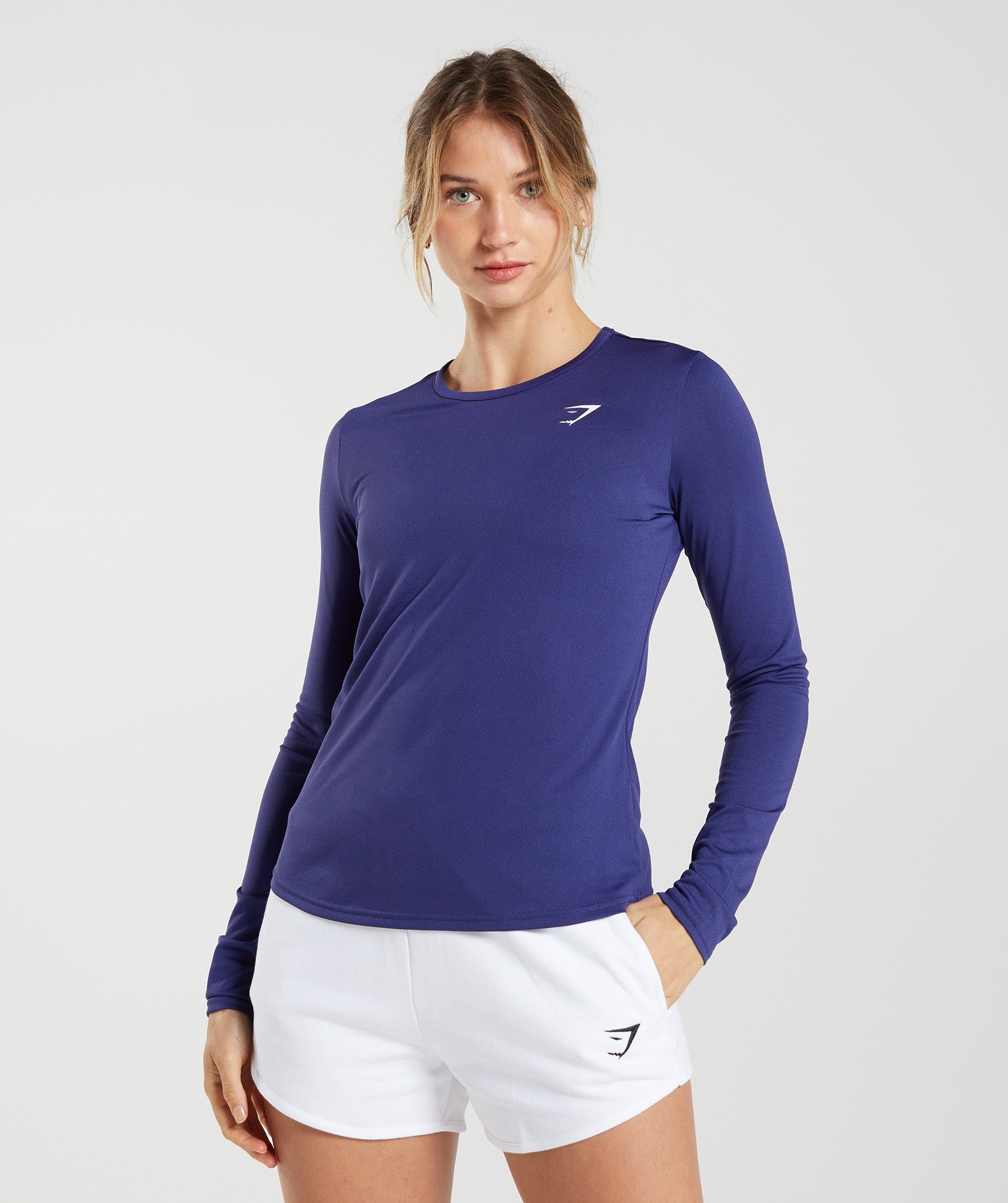 Tops Gymshark Entrenamiento Long Sleeve Mujer Moradas | 6285701-WM