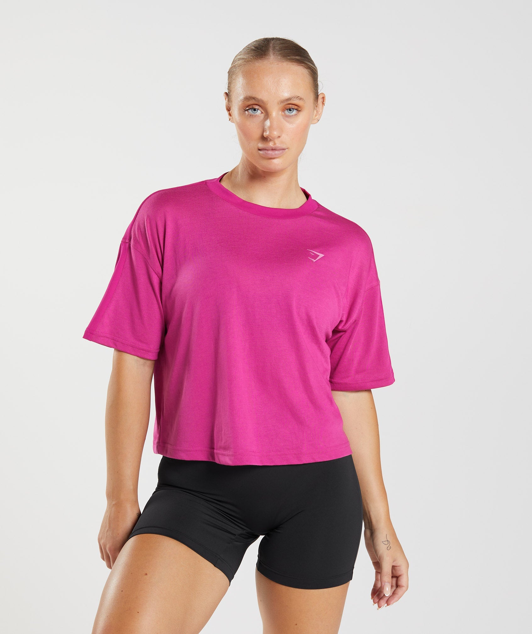 Tops Gymshark GS Power Midi Mujer Rosas | 1468735-VZ